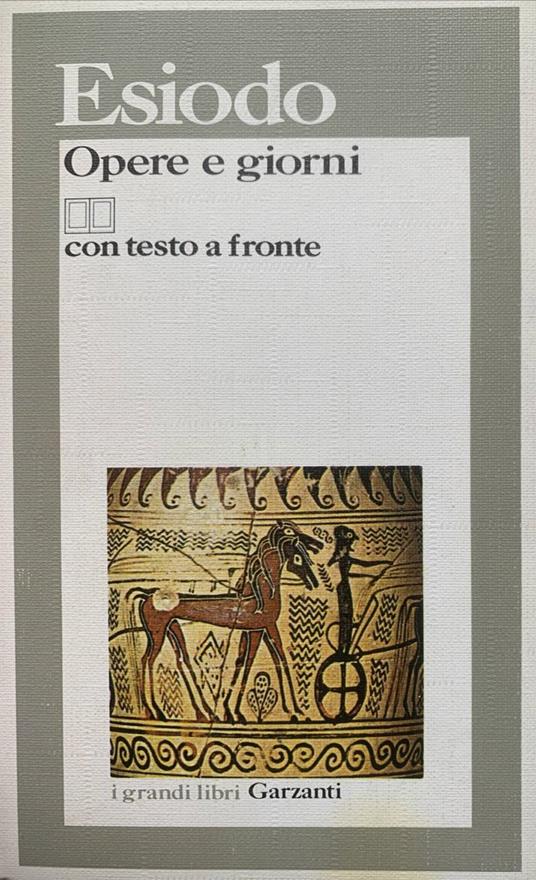 Opere e giorni - Esiodo - copertina
