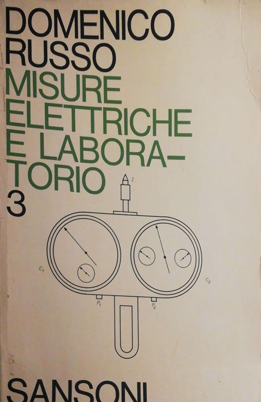 Misure elettriche e laboratorio - Domenico Russo - copertina