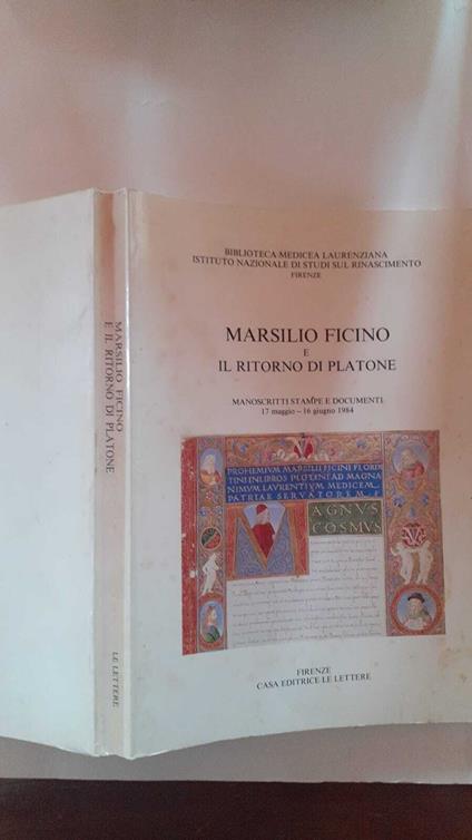 Marsilio Ficino e il ritorno di Platone - copertina