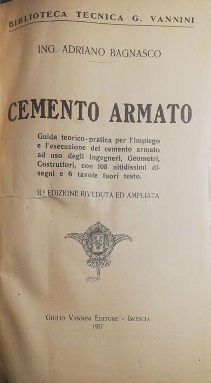 Cemento armato - copertina