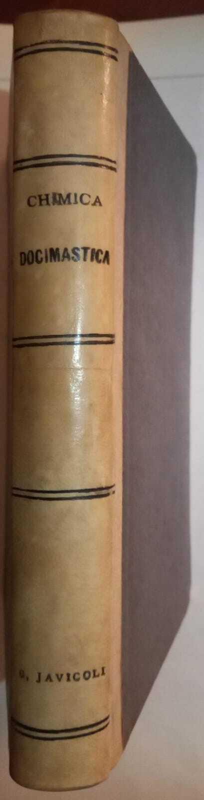 Chimica Docimastica - copertina