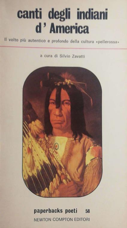 Canti degli indiani d'America - Silvio Zavatti - copertina