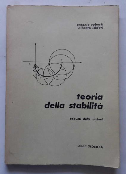 Teoria della stabilità. Appunti dalle lezioni - copertina