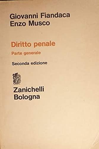 DIRITTO PENALE. Parte generale - copertina