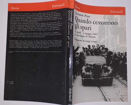 Quando cessarono gli spari - Giovanni Pesce - copertina
