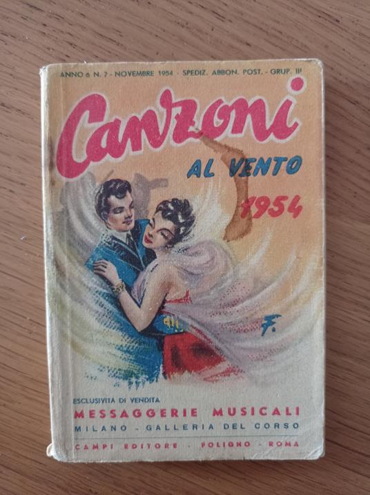 Canzoni al vento - copertina