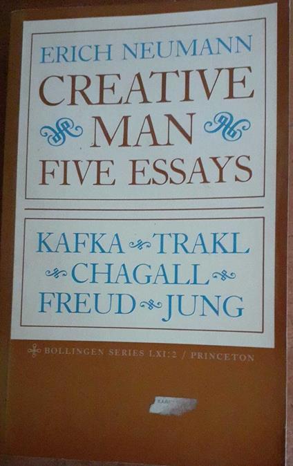 Creative Man. Five Essays - Erich Neumann - copertina