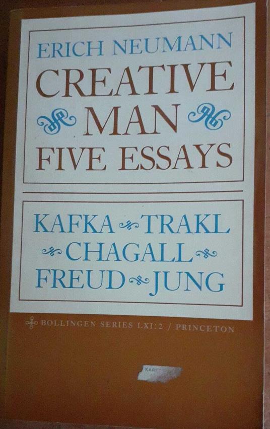 Creative Man. Five Essays - Erich Neumann - copertina