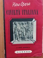 Civiltà italiana Vol.1 età antica