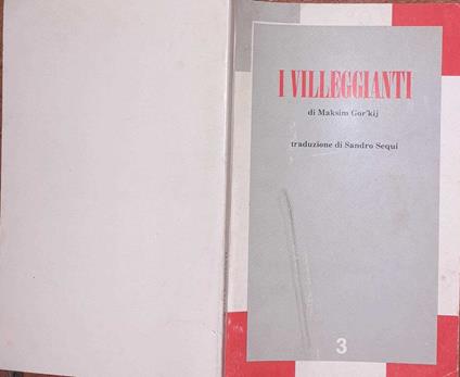I villeggianti - Maksim Gorkij - copertina