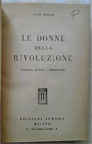 Le donne della rivoluzione - copertina