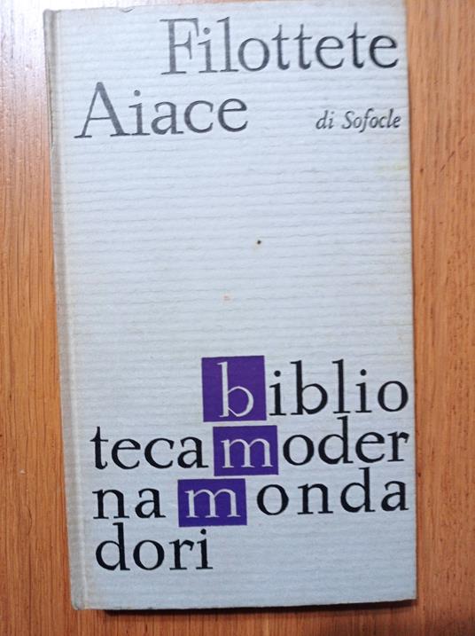 Filottete Aiace - Sofocle - copertina