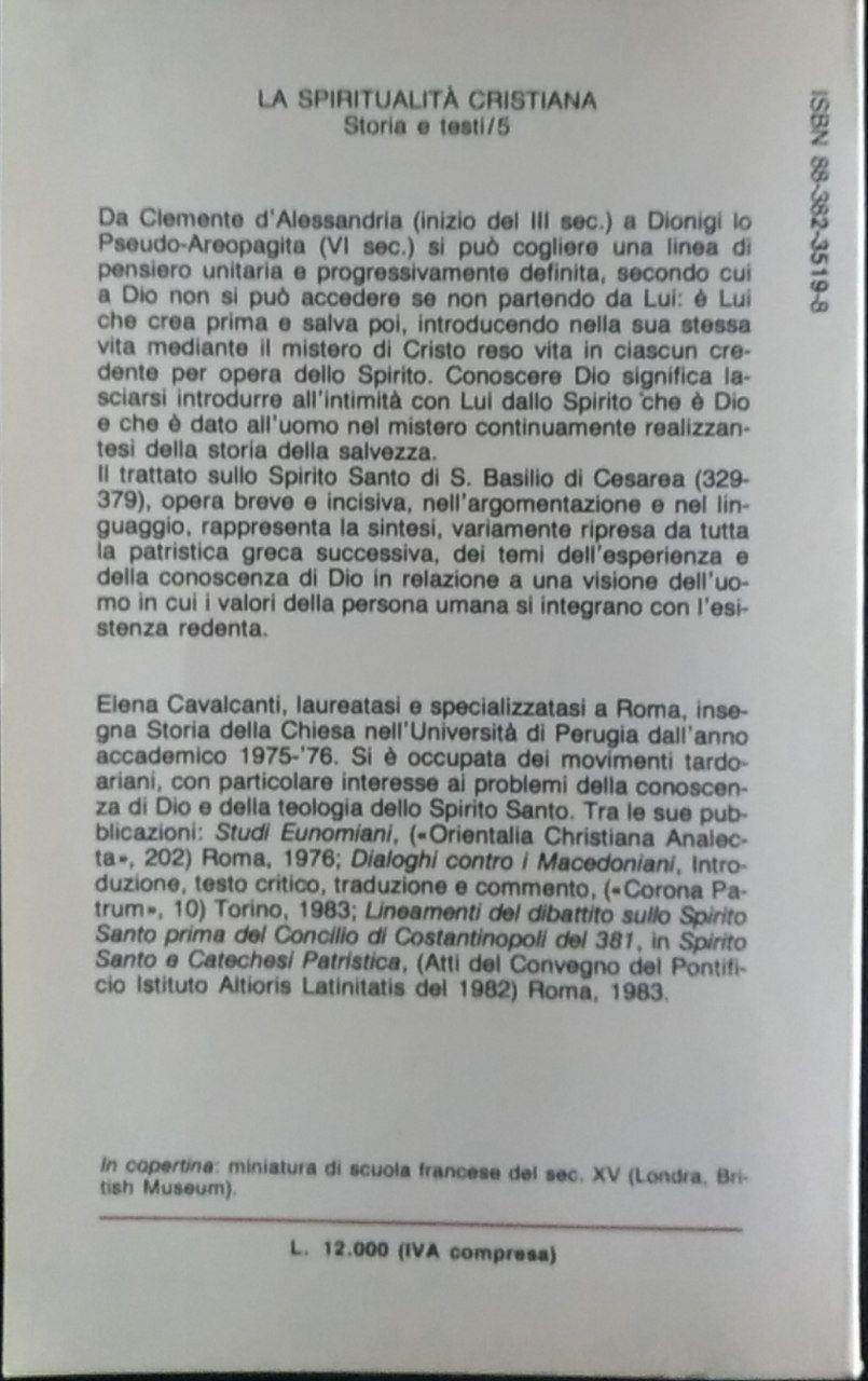 L' esperienza di Dio nei padri greci