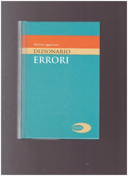 Dizionario Degli Errori - copertina