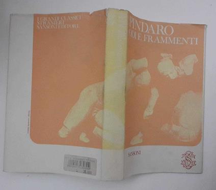 Odi e frammenti - Pindaro - copertina