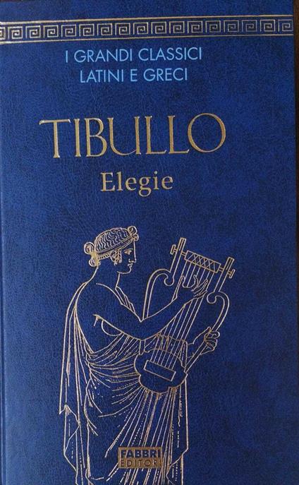 TIBULLO Elegie - copertina