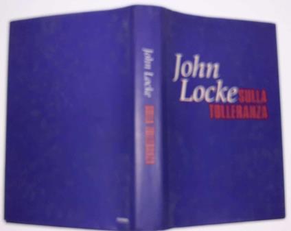 Sulla tolleranza - John Locke - copertina