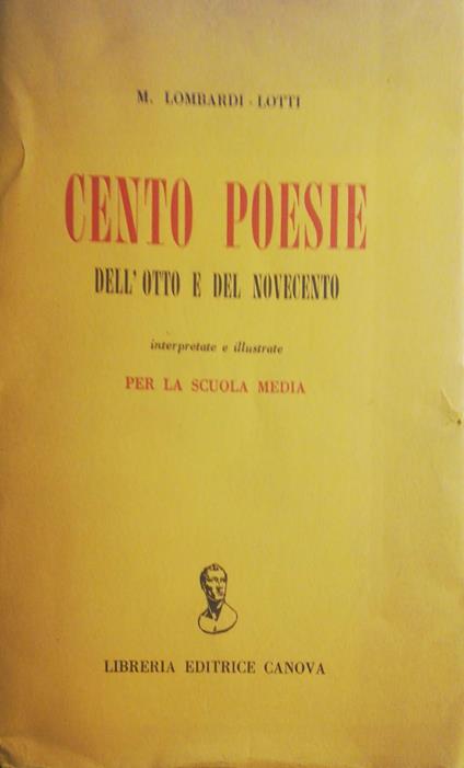 Cento poesie dell'otto e del novecento - copertina
