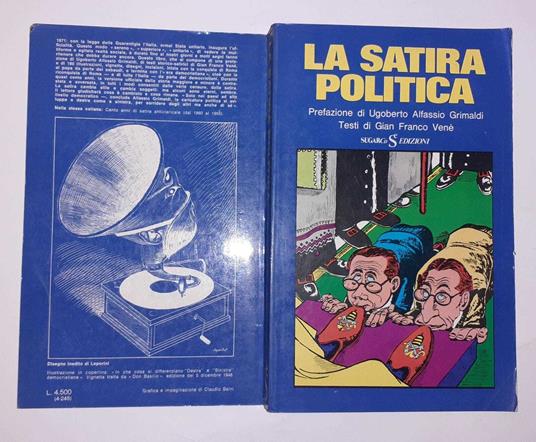 La satira politica - Ugoberto Alfassio Grimaldi - copertina