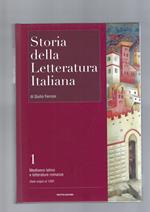 STORIA DELLA LETTERATURA ITALIANA , vol. I