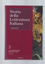 STORIA DELLA LETTERATURA ITALIANA vol. V