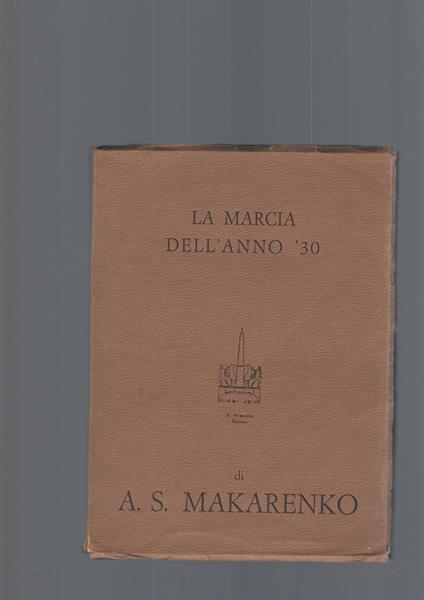La Marcia Dell' Anno '30 - copertina