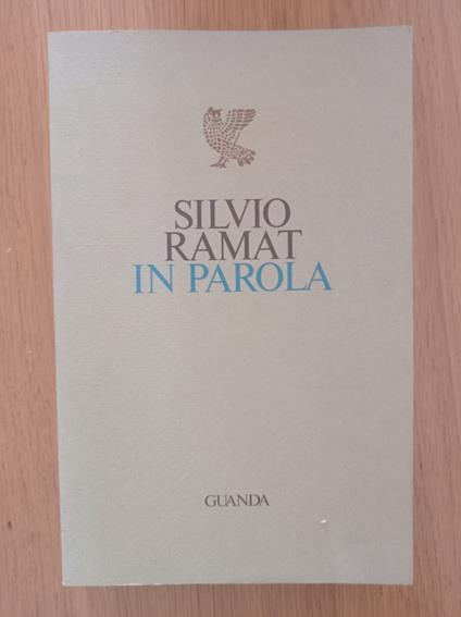 In parola - Silvio Ramat - copertina