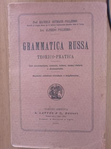 Grammatica russa teorico - pratica - copertina