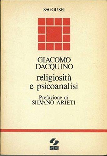 Religiosità e psicoanalisi - Giacomo Dacquino - copertina