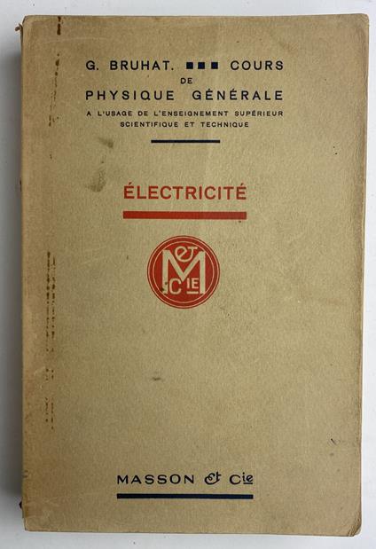 Cours de physique generale. Thermodynamique e electicite (2 volumi) - copertina