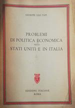 Problemi di politica economica negli Stati Uniti e in Italia