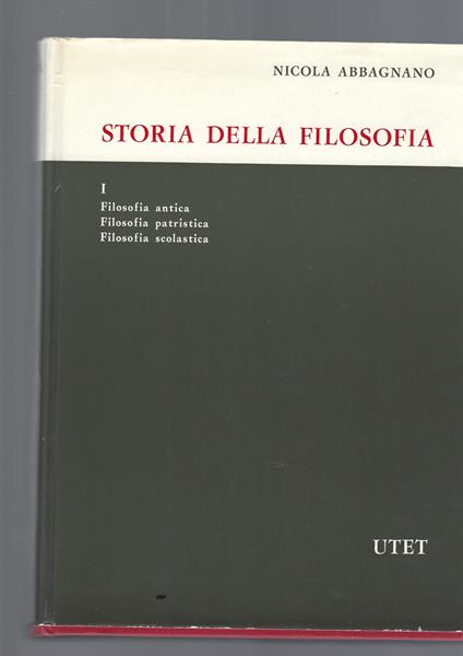 Storia Della Filosofia - Nicola Abbagnano - copertina