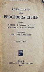 Formulario della procedura civile