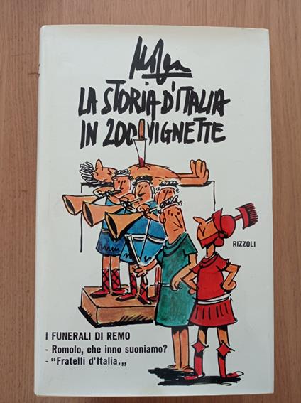 La storia d'Italia in 200 vignette - Mosca - copertina