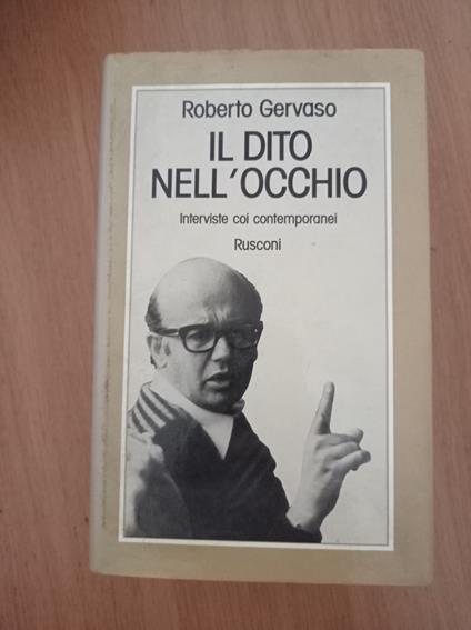 Il dito nell'occhio - Roberto Gervaso - copertina