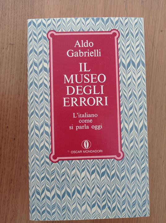 Il museo degli errori - Aldo Gabrielli - copertina