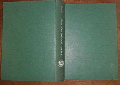 Chiesa e Stato in Italia negli ultimi cento anni - Arturo Carlo Jemolo - copertina