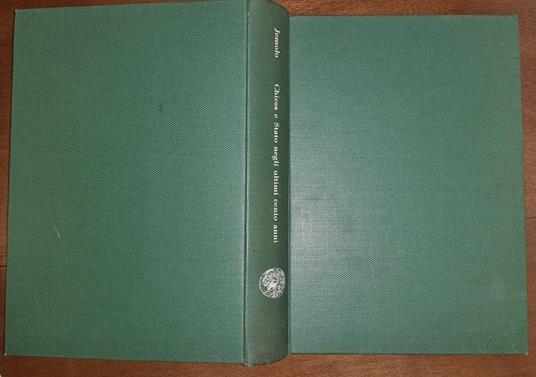Chiesa e Stato in Italia negli ultimi cento anni - Arturo Carlo Jemolo - copertina