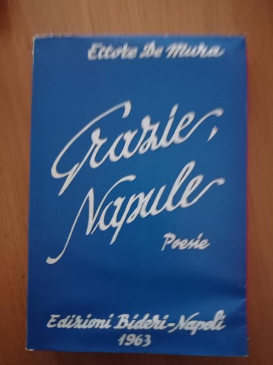 Grazie Napule - Ettore De Mura - copertina