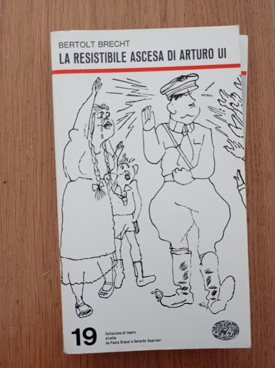 La resistibile ascesa di Arturo UI - Bertolt Brecht - copertina
