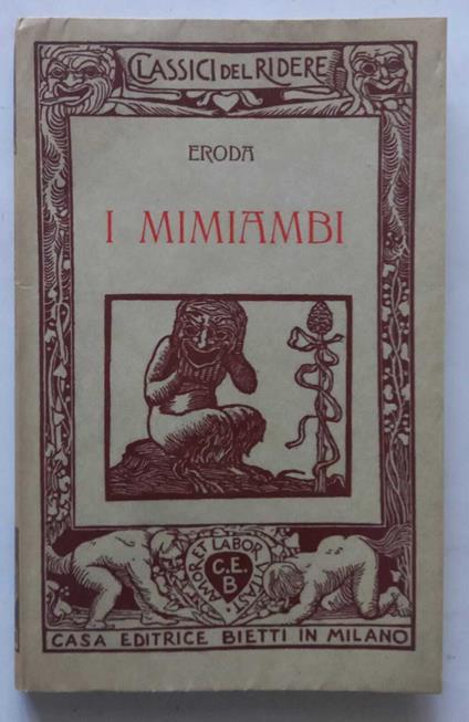 I Mimiambi - Eronda - copertina