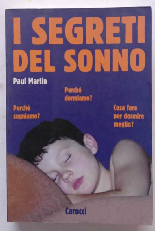 I segreti del sonno - Paul Martin - copertina