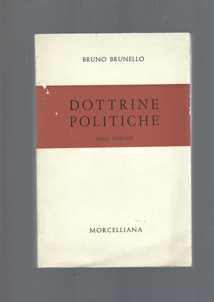 Dottrine Politiche - Bruno Brunello - copertina