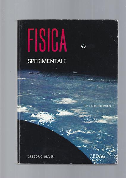 Fisica Sperimentale - Gregorio Oliveri - copertina