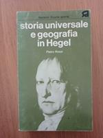 Storia universale e geografia in Hegel