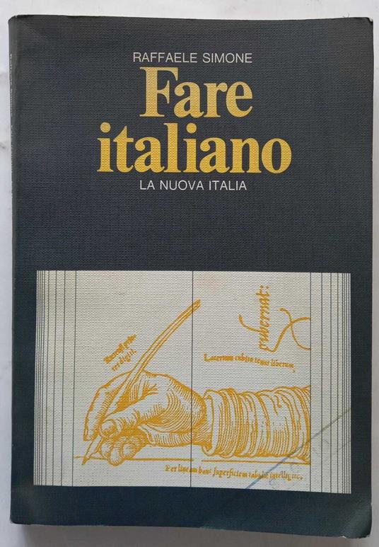 Fare italiano - Raffaele Simone - copertina