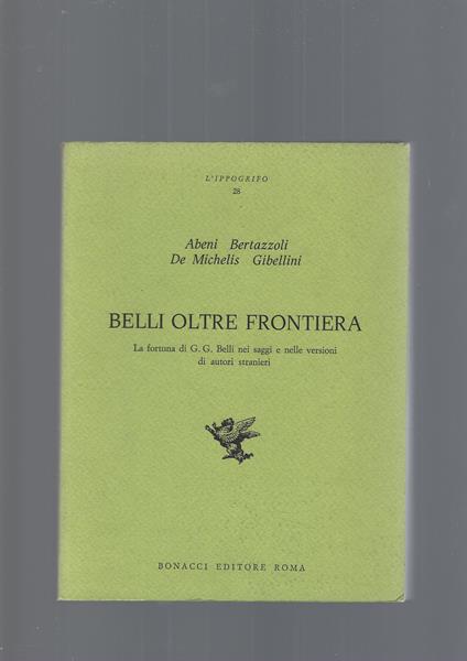 Belli Oltre Frontiera - copertina