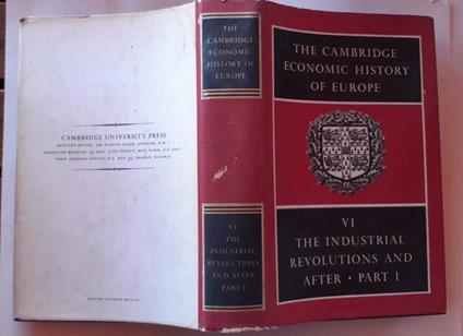 The Cambridge economic history of europe. Volume VI. Parte I - copertina