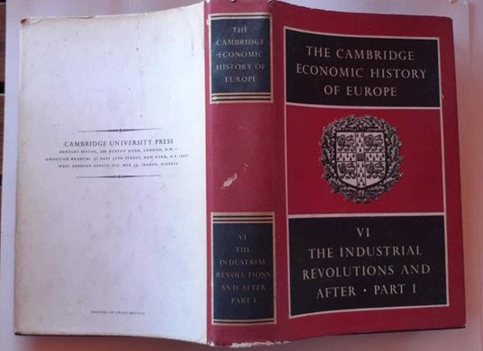 The Cambridge economic history of europe. Volume VI. Parte I - copertina