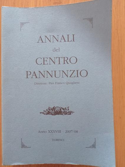Annali del Centro Pannunzio - Pier Franco Quaglieni - copertina